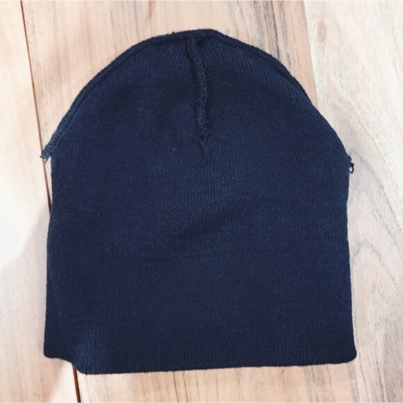 Harley-Davidson Iconic Black Bar and Shield Beanie with Orange Logo - Picture 5 of 5